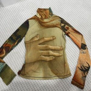 Kimhekim Multicolor Botticelli Turtleneck